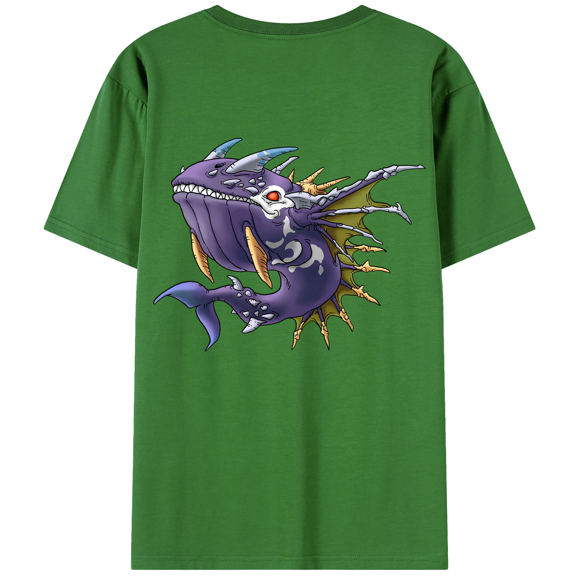 （画像用） ドラゴンクエスト Doragon Kuesuto Dragon Quest レディース半袖Tシャツ(バックプリント)